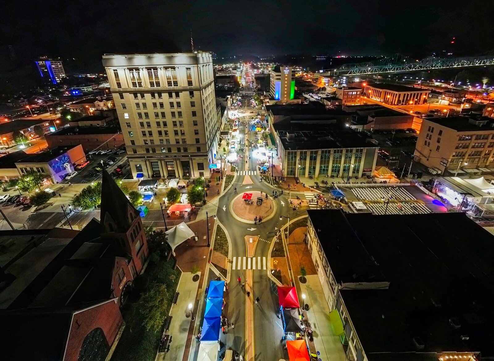 Downtown Ashland Kentucky skyline near the Ohio River — Liberty Movers serving Ashland KY